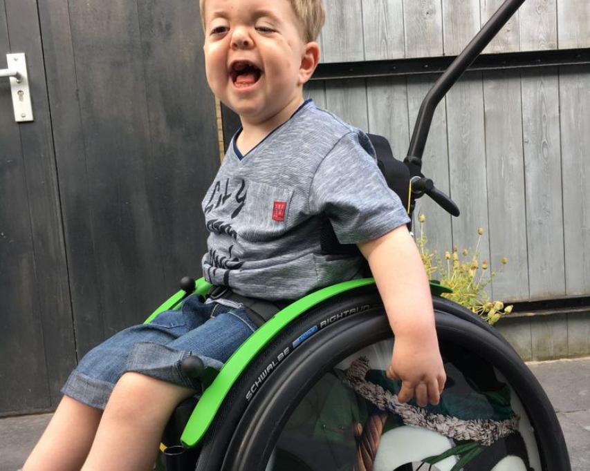 ferre in zijn rolstoel