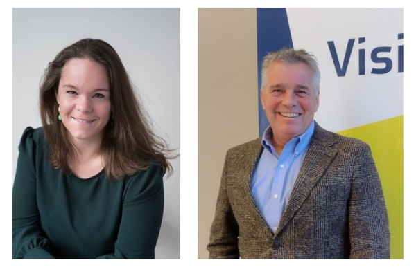 Jorieke Streef (links) en Marcel Jansen (rechts), directeuren onderwijs