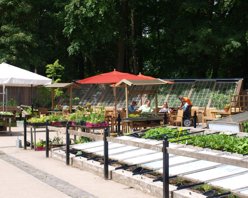 Activiteit in de historische moestuin van Bartiméus