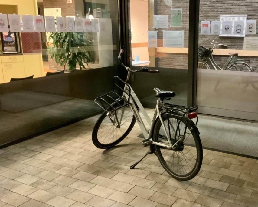 Fiets van de nachtzorg