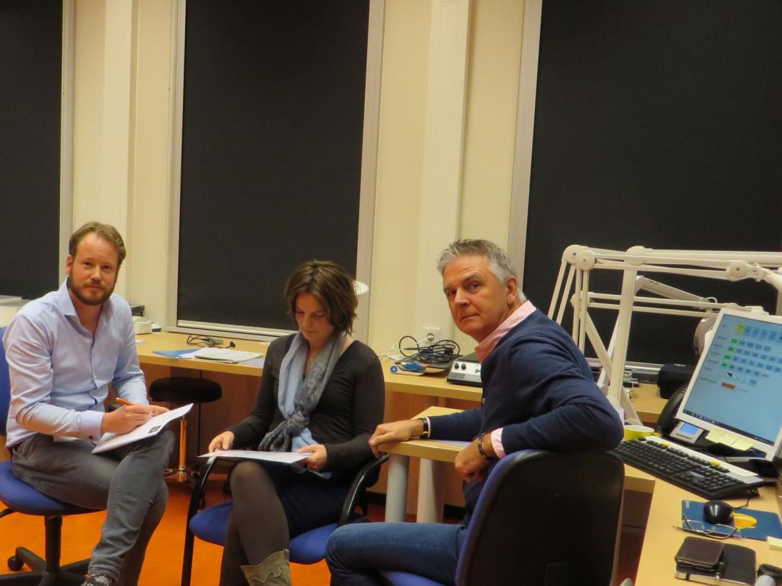 Neuropsycholoog Rick van den Toorn en optometrist Henk Stam