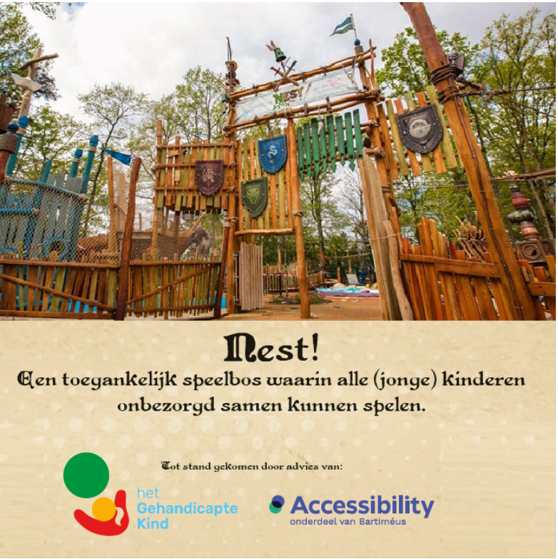 Entree van Speelbos Nest