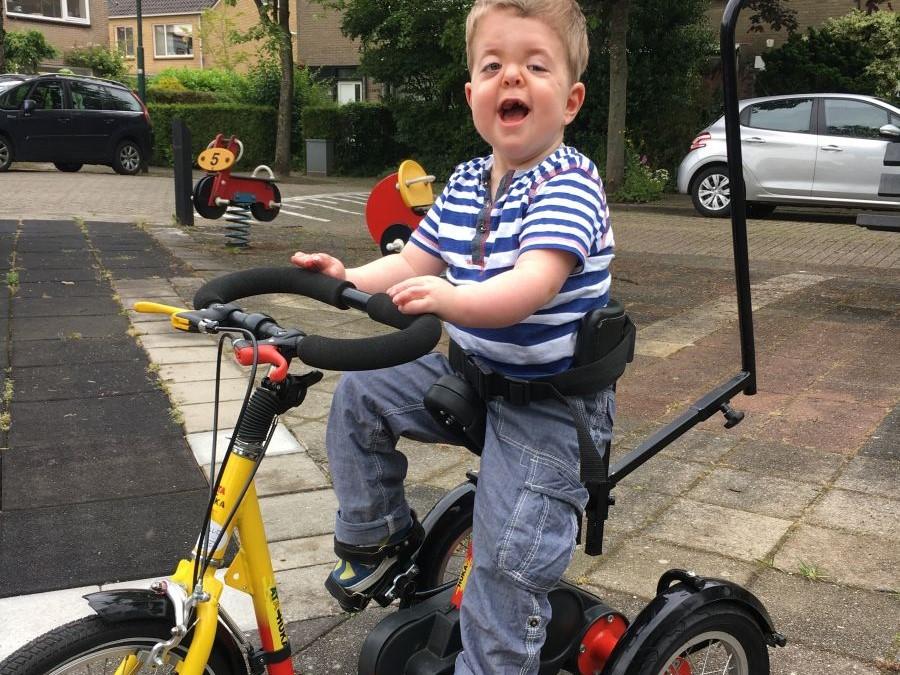 Ferre op de fiets