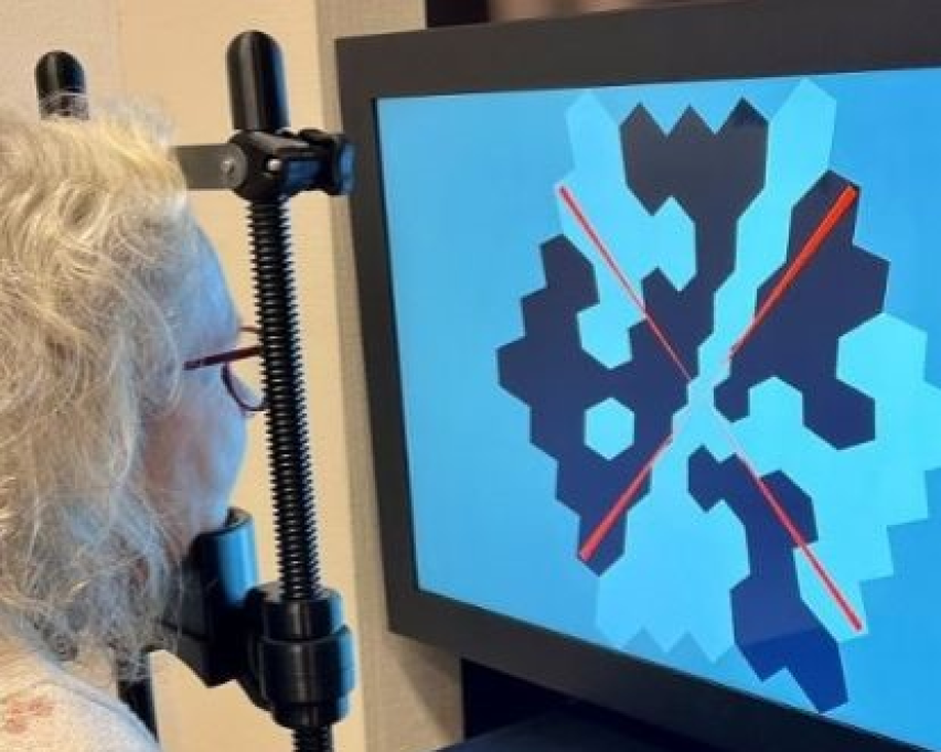 Cliënt Diagnostiek in kinnebak voor onderzoek bij Bartiméus