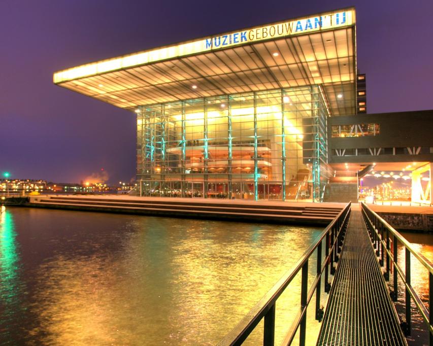 Muziekgebouw aan t IJ in Amsterdam