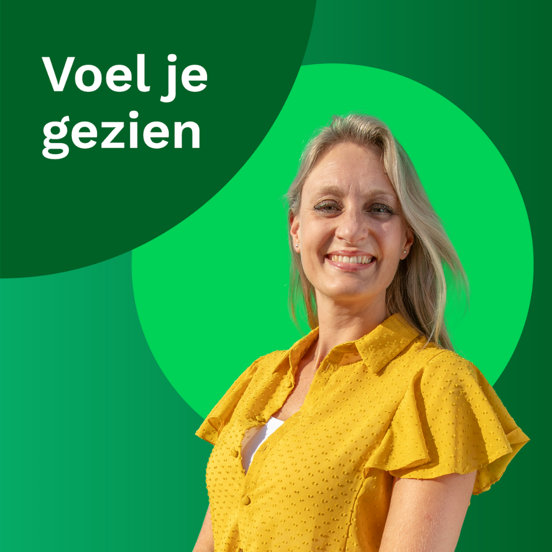 Campagnebeeld Voel je gezien. Kom werken bij Bartiméus