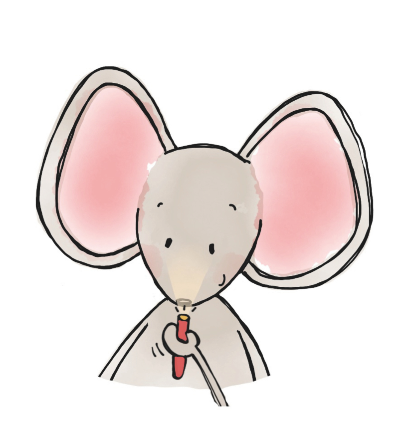 Lieve vrolijke Muis bij Bartiméus