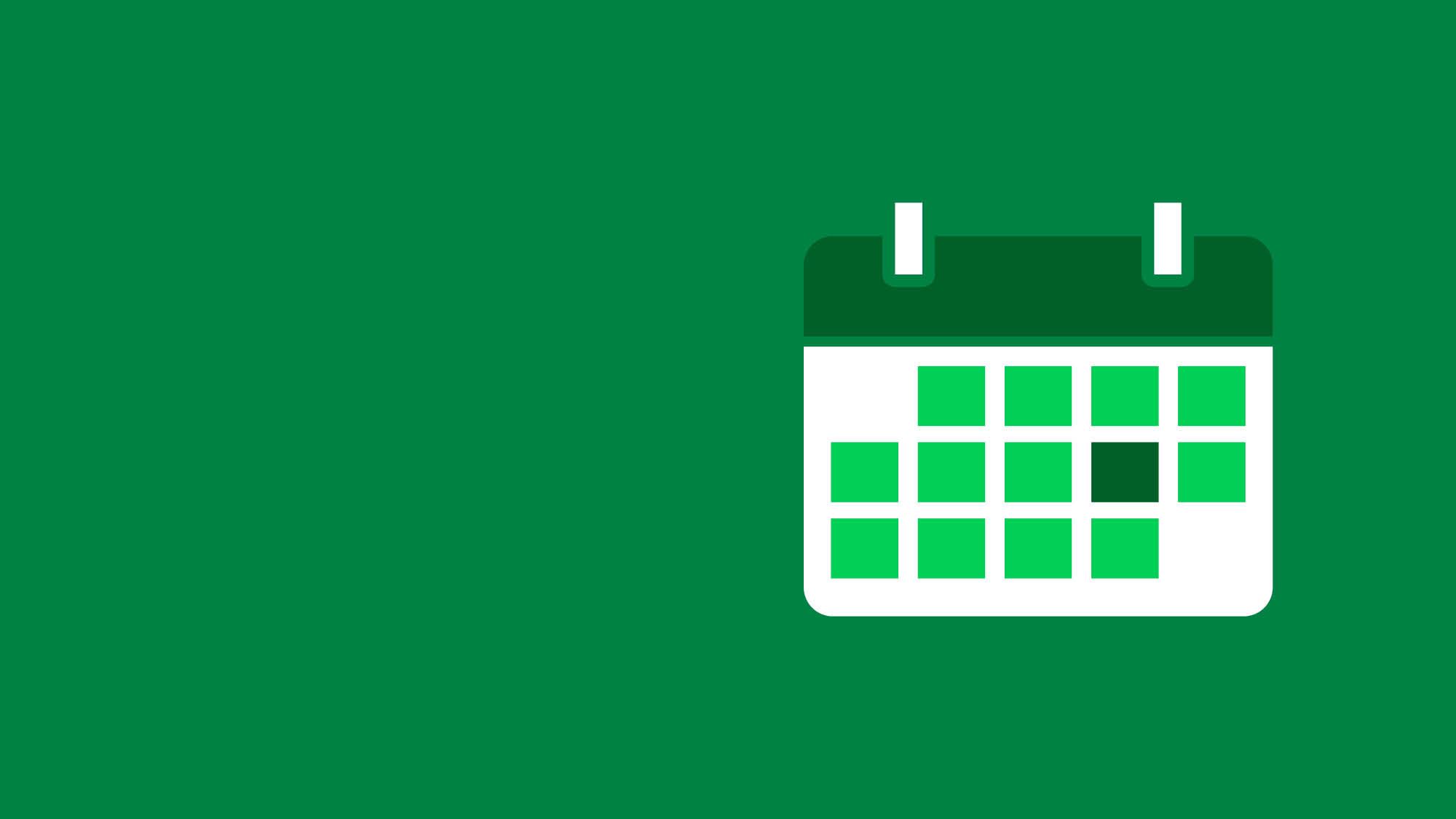 Icoon met agenda